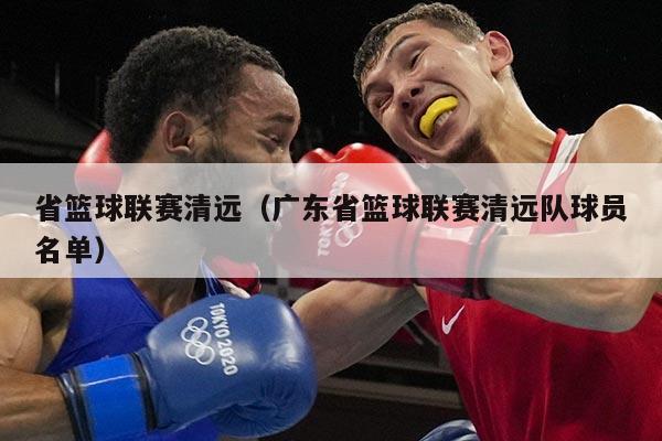省篮球联赛清远（广东省篮球联赛清远队球员名单）