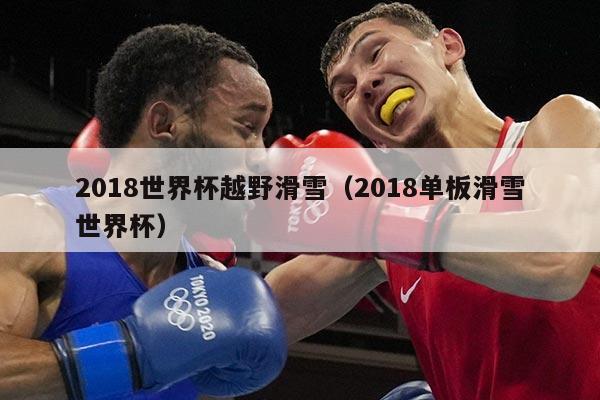 2018世界杯越野滑雪(2018单板滑雪世界杯)