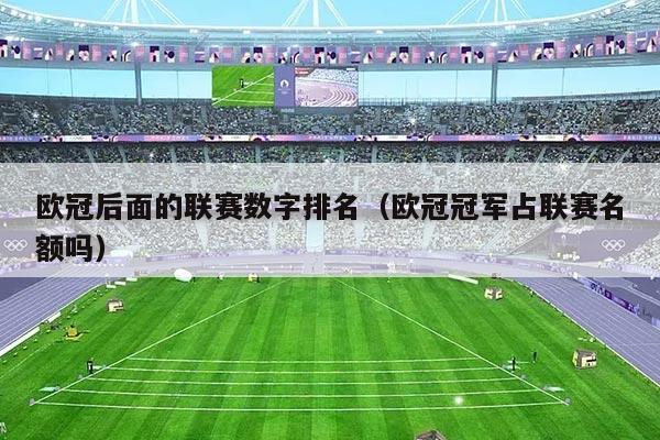 欧冠后面的联赛数字排名（欧冠冠军占联赛名额吗）