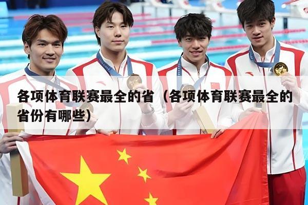 各项体育联赛最全的省（各项体育联赛最全的省份有哪些）