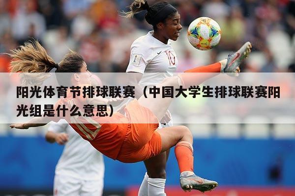 阳光体育节排球联赛（中国大学生排球联赛阳光组是什么意思）