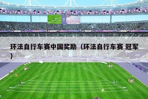 环法自行车赛中国奖励（环法自行车赛 冠军）